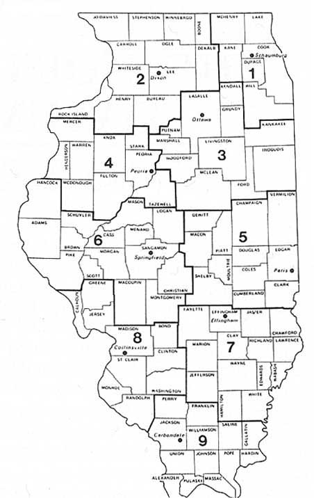 Map of Illinois