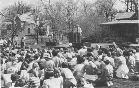 Participants in 1980 Earth day