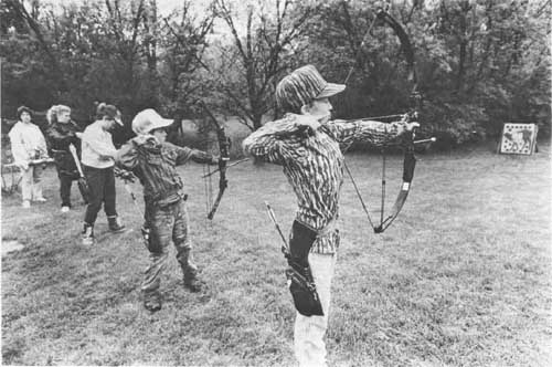 Cub shooters at Aurora Bowhunter Nationals