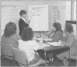 Norma Van Valkenburg leading a seminar