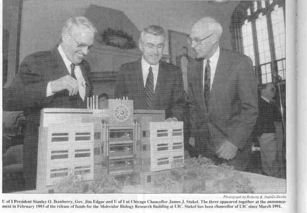 Ikenberry, Jim Edgar and James Stukel