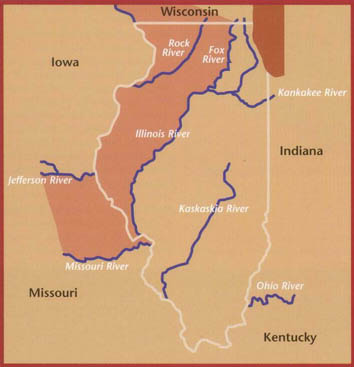 Map of Sauk and Fox treaty