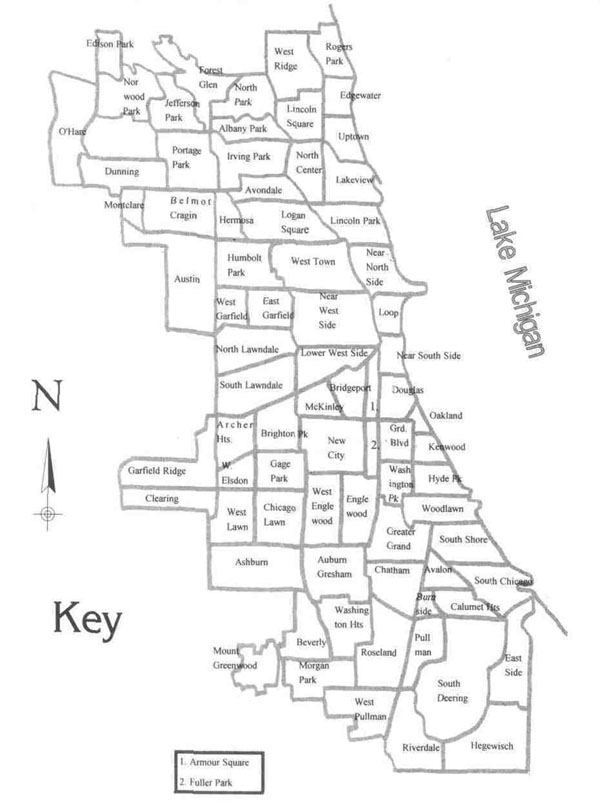 Chicago Area Map