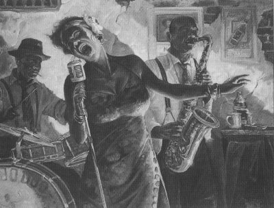 HooDoo Mama, from an original oil painting by John Carroll Doyle 1994. 