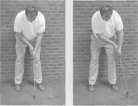 Illustrating golf strokes